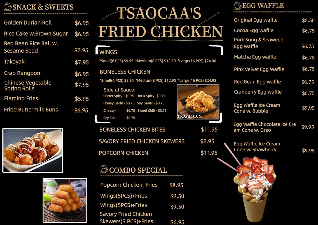 Tsaocaa Bubble Tea & Fried Chicken